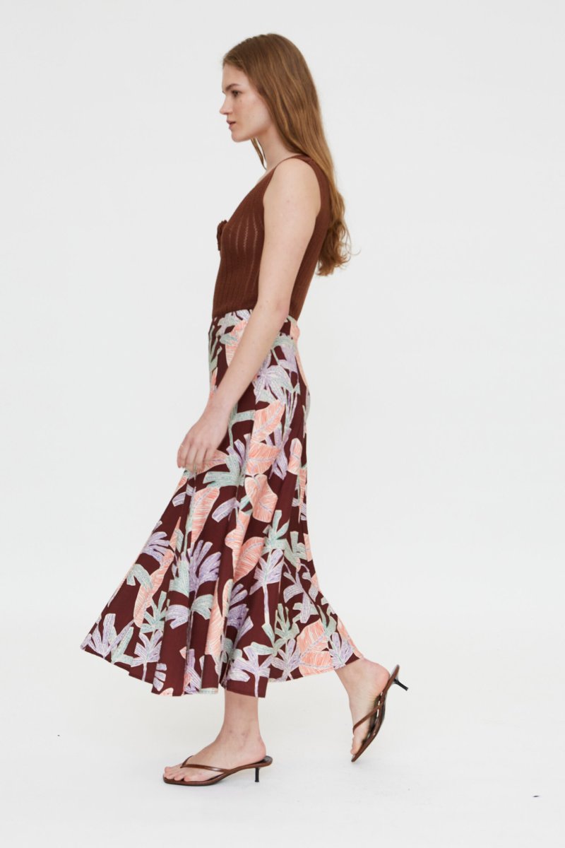 Falda larga estampado Manglar - Imagen 3