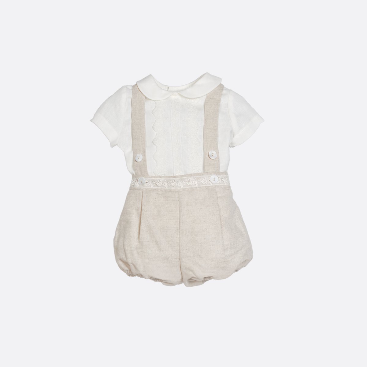 Conjunto Peto Niño Little Linen - Imagen 3