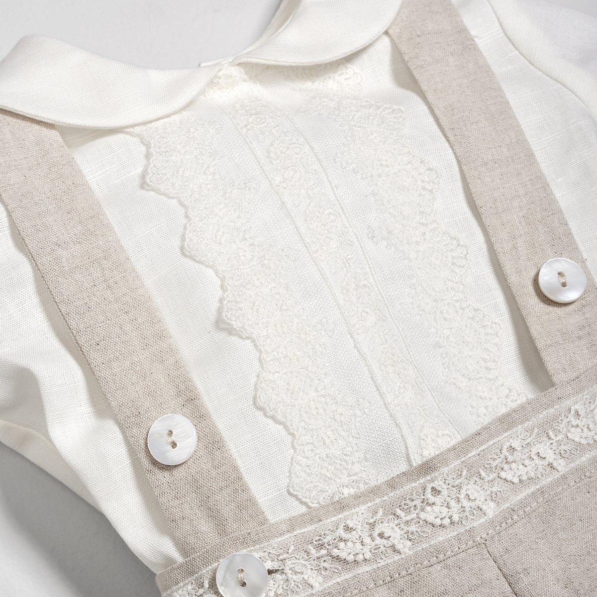 Conjunto Peto Niño Little Linen - Imagen 5