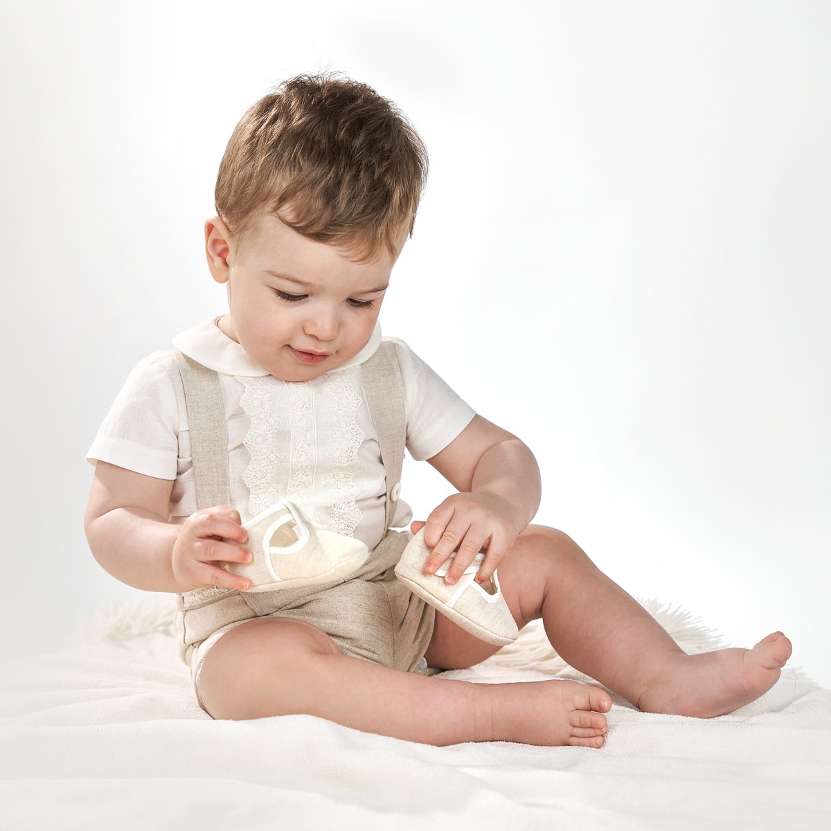 Conjunto Peto Niño Little Linen - Imagen 2