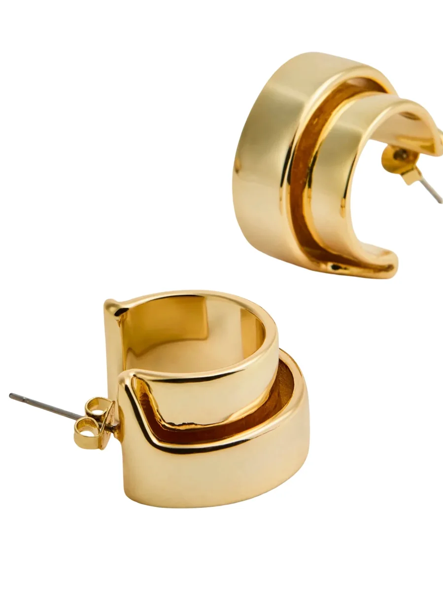 Pendientes Liviana Conti Doble Aro - Imagen 3