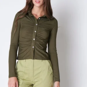 Polera Matilde Verde Militar Atrevida