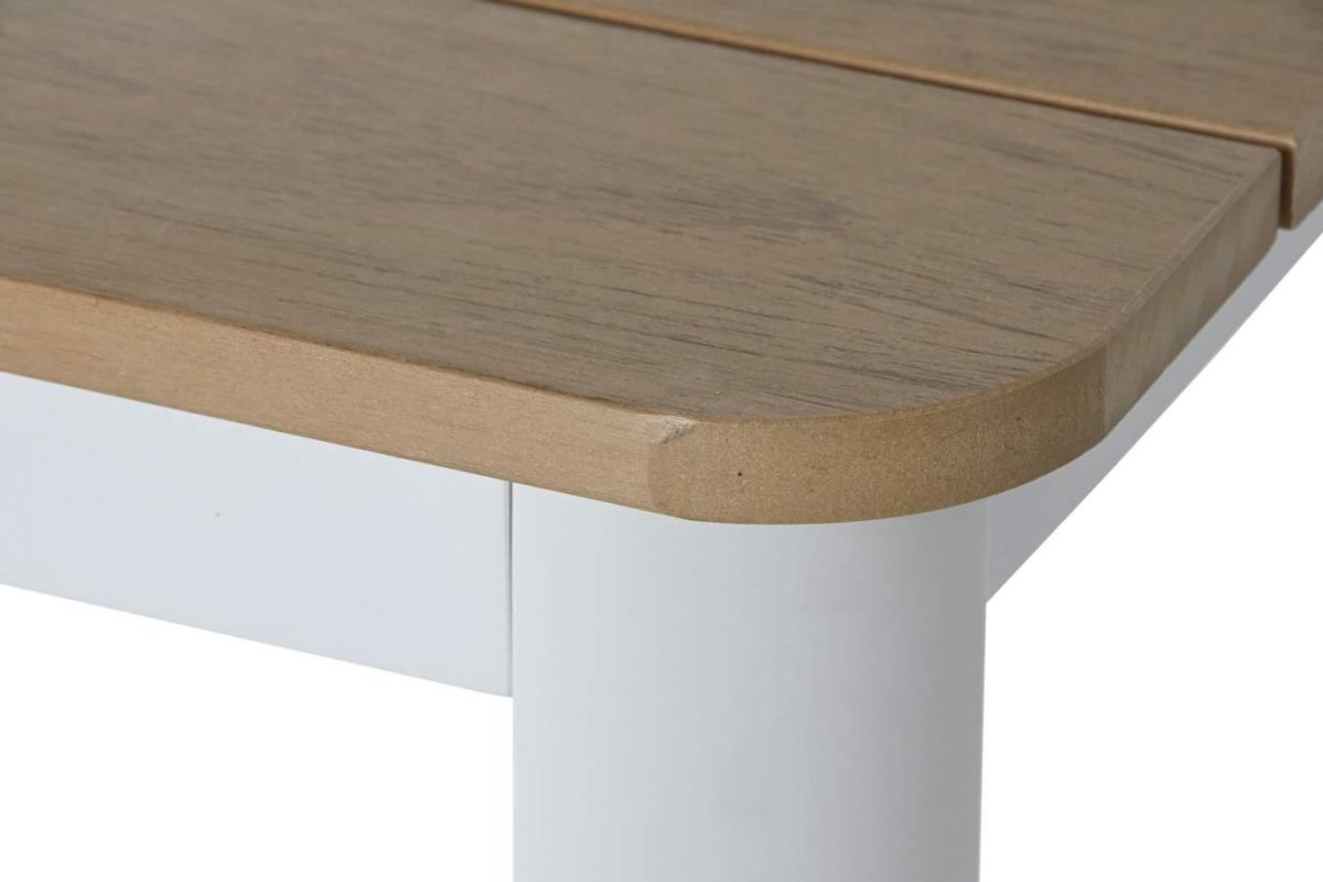 Conjunto Comedor Exterior Aluminio y Resina Roble con 6 Sillas - Imagen 4