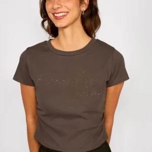 Polera Cristales Catalina Gris