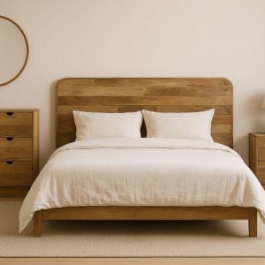 Cómoda mango macizo natural (100 cm)