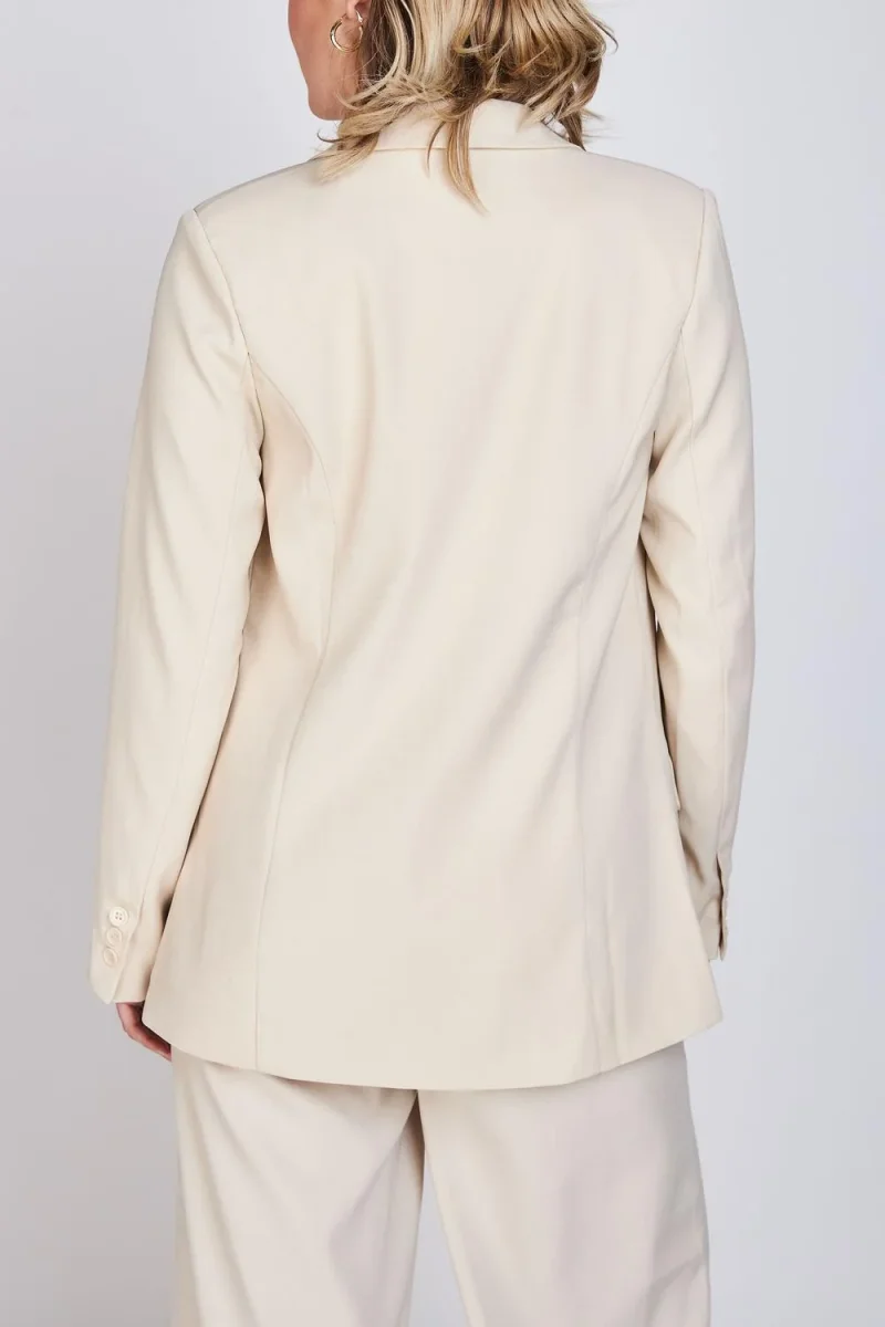 Blazer Entallado Emily Beige Eclipse - Imagen 3