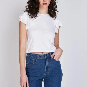 Polera Vuelos Margarita Blanco Eclipse