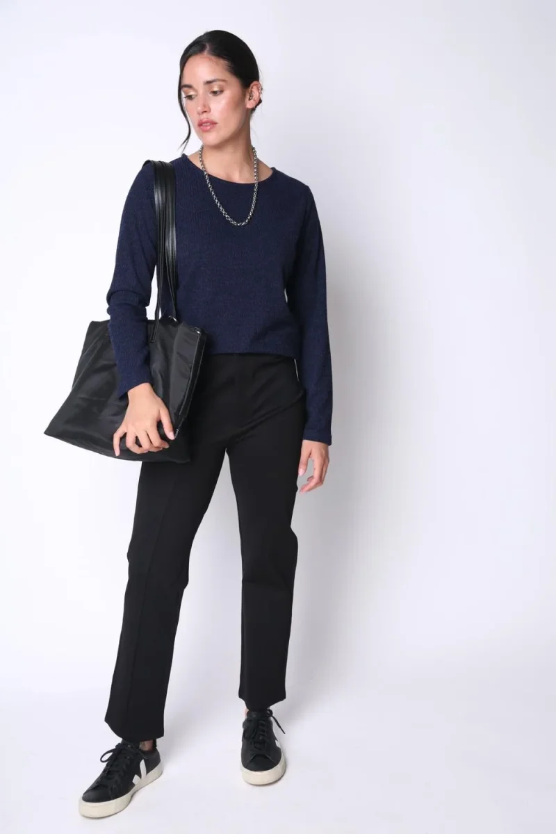 Polera Gina Azul Marino Woman by Eclipse - Imagen 5