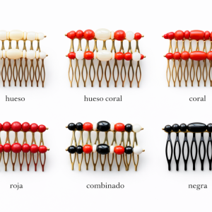 Peinas Flamencas Artesanales Tonalidad Hueso