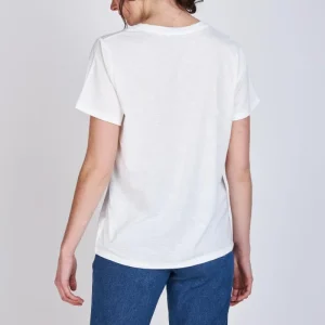 Polera Gold Foil Josefina Ecru Woman by Eclipse