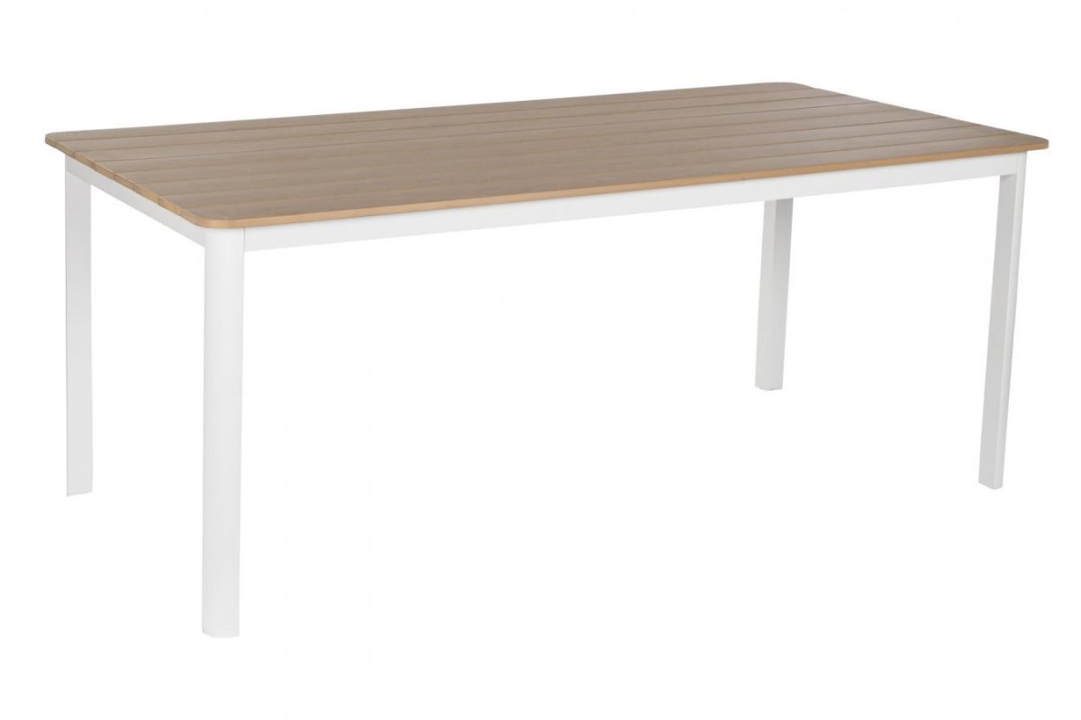 Conjunto Comedor Exterior Aluminio y Resina Roble con 6 Sillas - Imagen 8