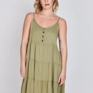 Vestido Tiritas Ana Verde Eclipse