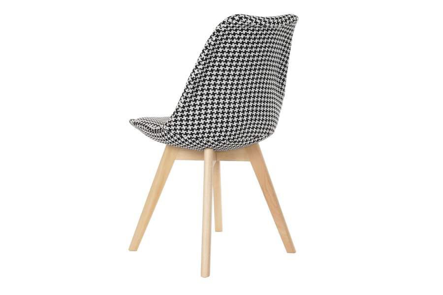 Silla de Comedor Pata de Gallo y Madera - Imagen 5