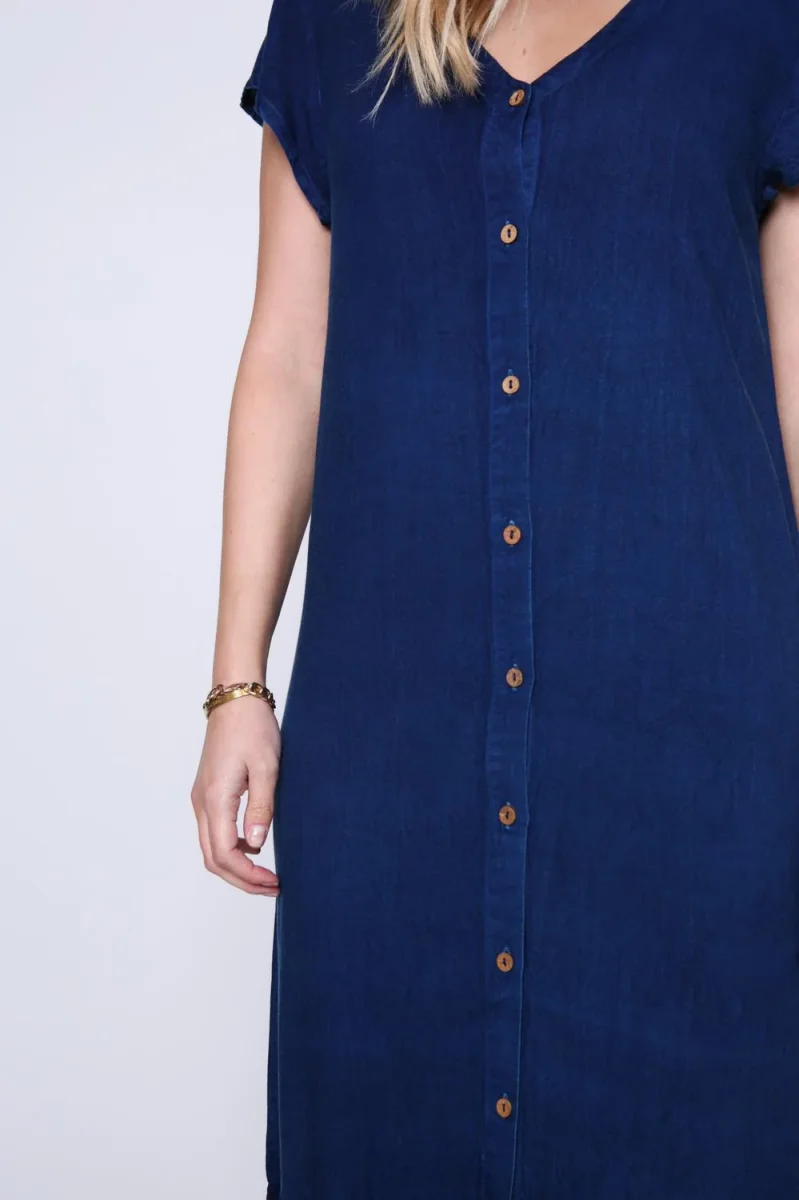 Vestido Fran Azul Eclipse - Imagen 4