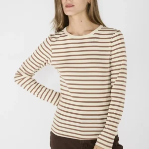 Polera Florencia Crudo/Café