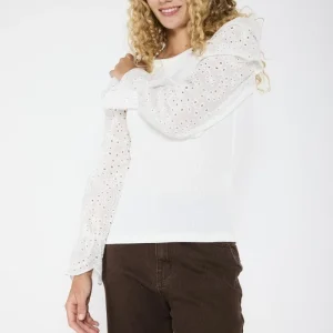 Polera Rib Luna Crudo
