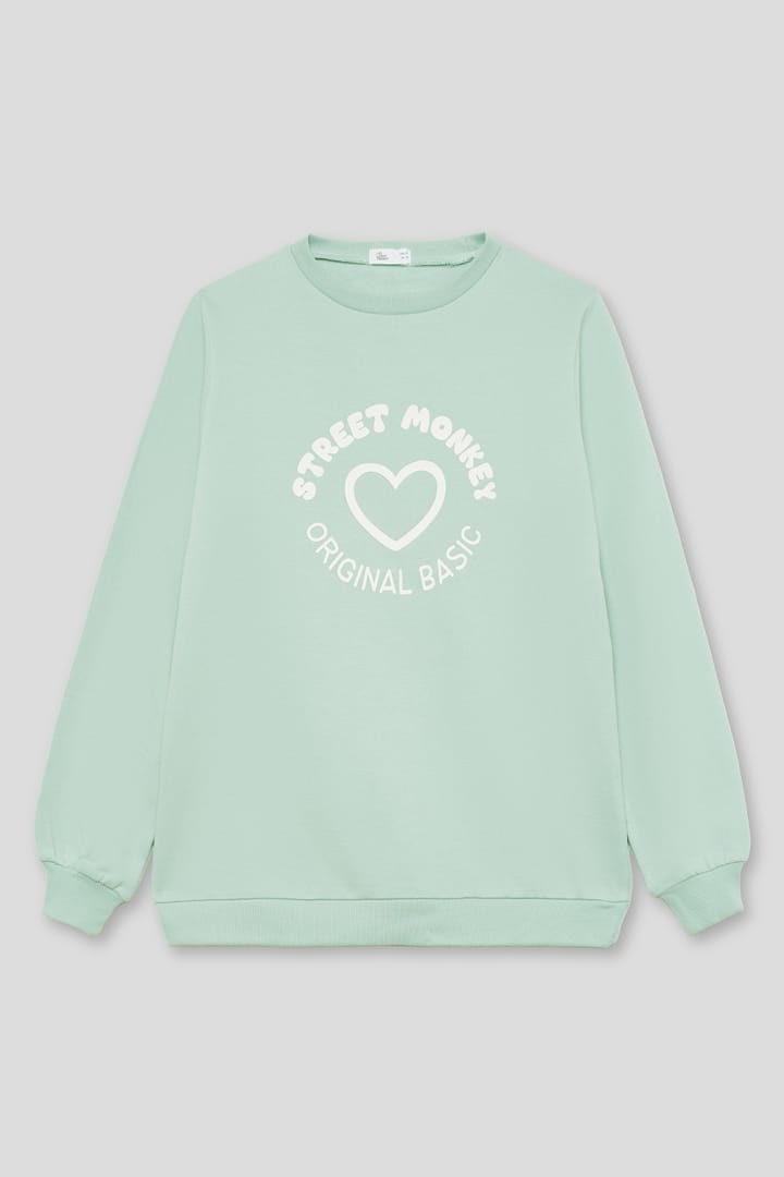 Sudadera niña Street Monkey con corazón ref. 96061B - Imagen 3