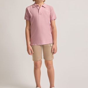 Pantalón corto cargo infantil beige niño 97021-1B