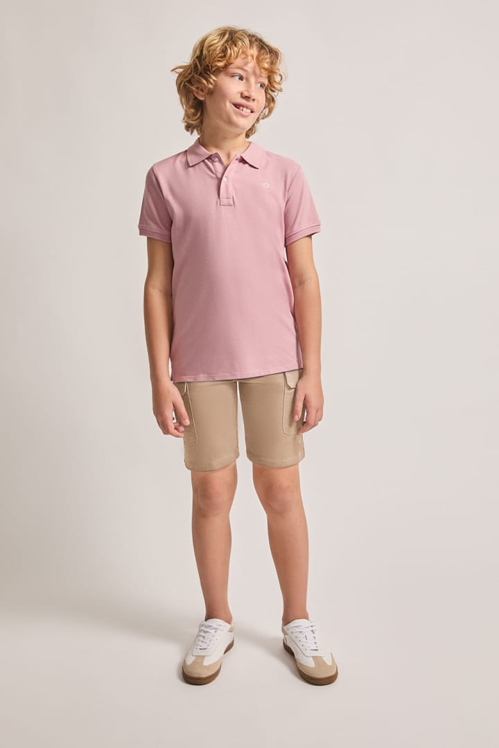 Pantalón corto cargo infantil beige niño 97021-1B