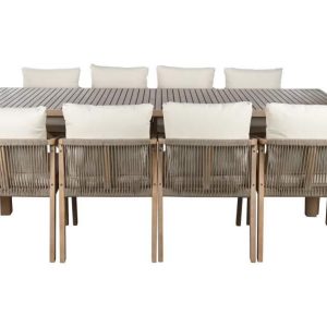 Set de Comedor Exterior Acacia Roda 10 Plazas