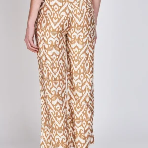 Pantalón Estampado Leticia Beige Eclipse