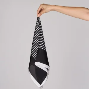 Pañuelo Satinado Mila Negro Eclipse