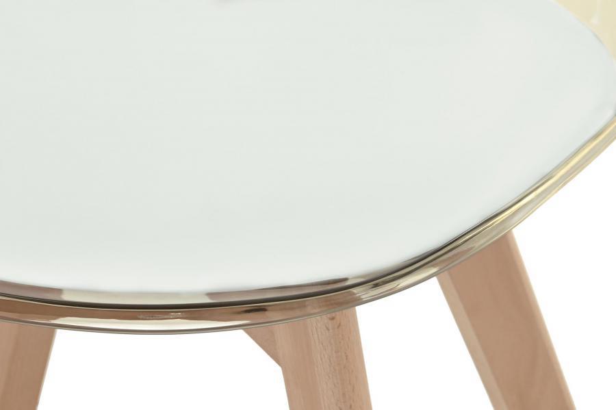 Silla Diseño Transparente PVC y Madera de Abedul - Imagen 6
