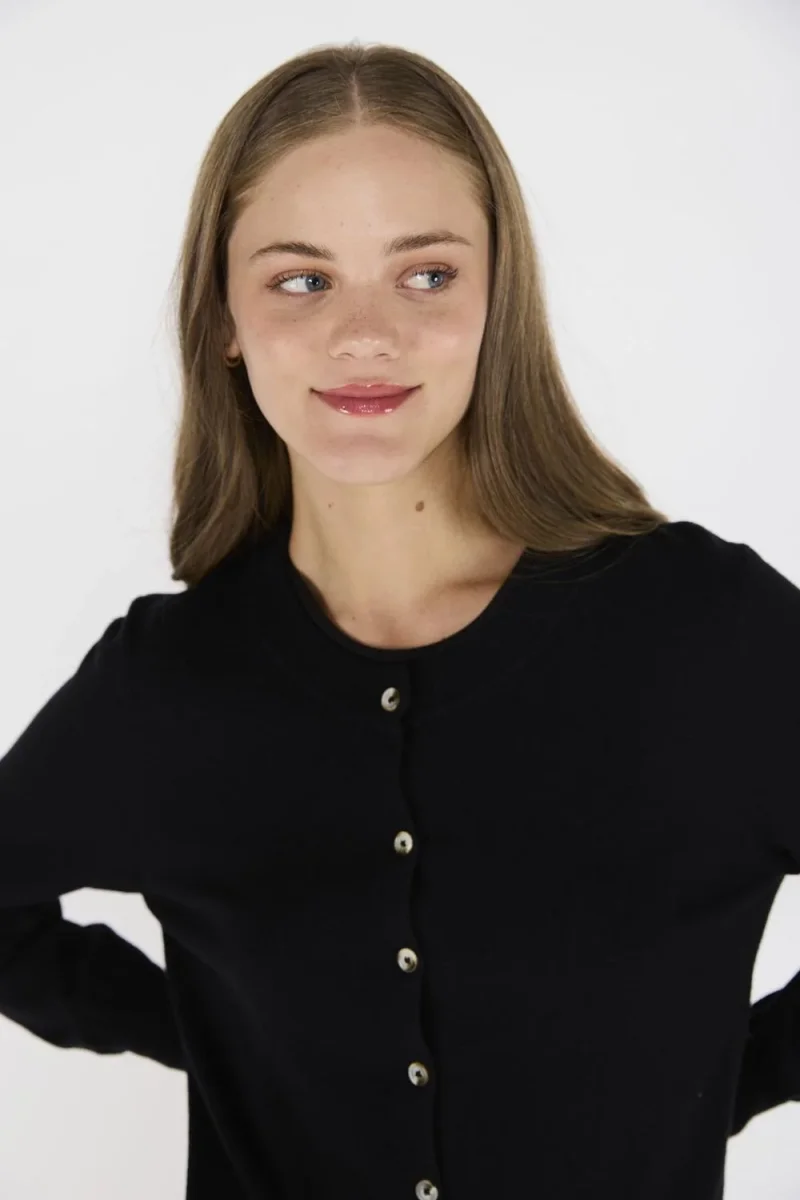 Cardigan Ignacia Negro - Imagen 3