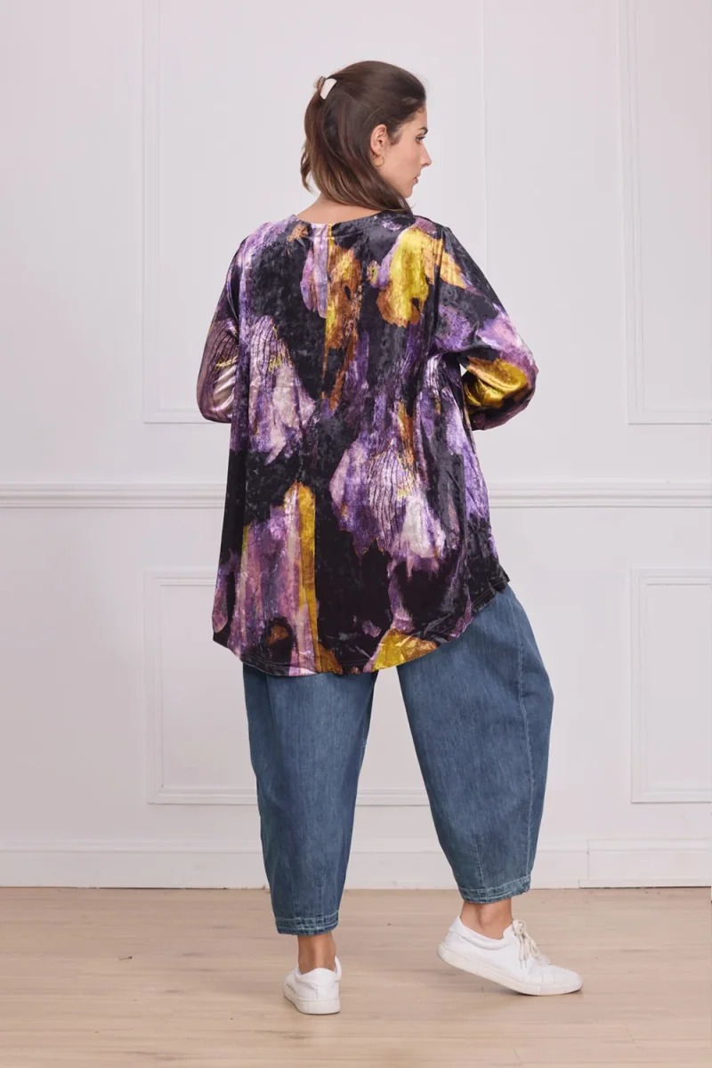 Tunique femme en velours à motifs - Imagen 7