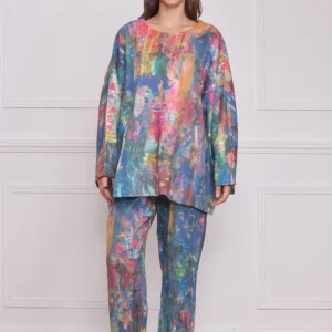 Blouse femme aquarelle – 100% coton