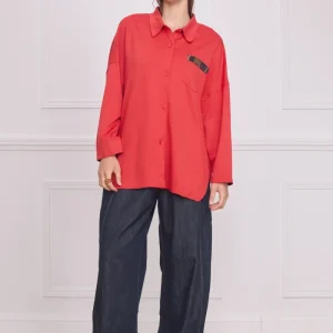 Veste femme courte orange