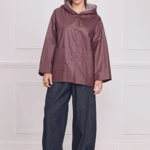 Veste femme courte légère unie – 100% coton enduit