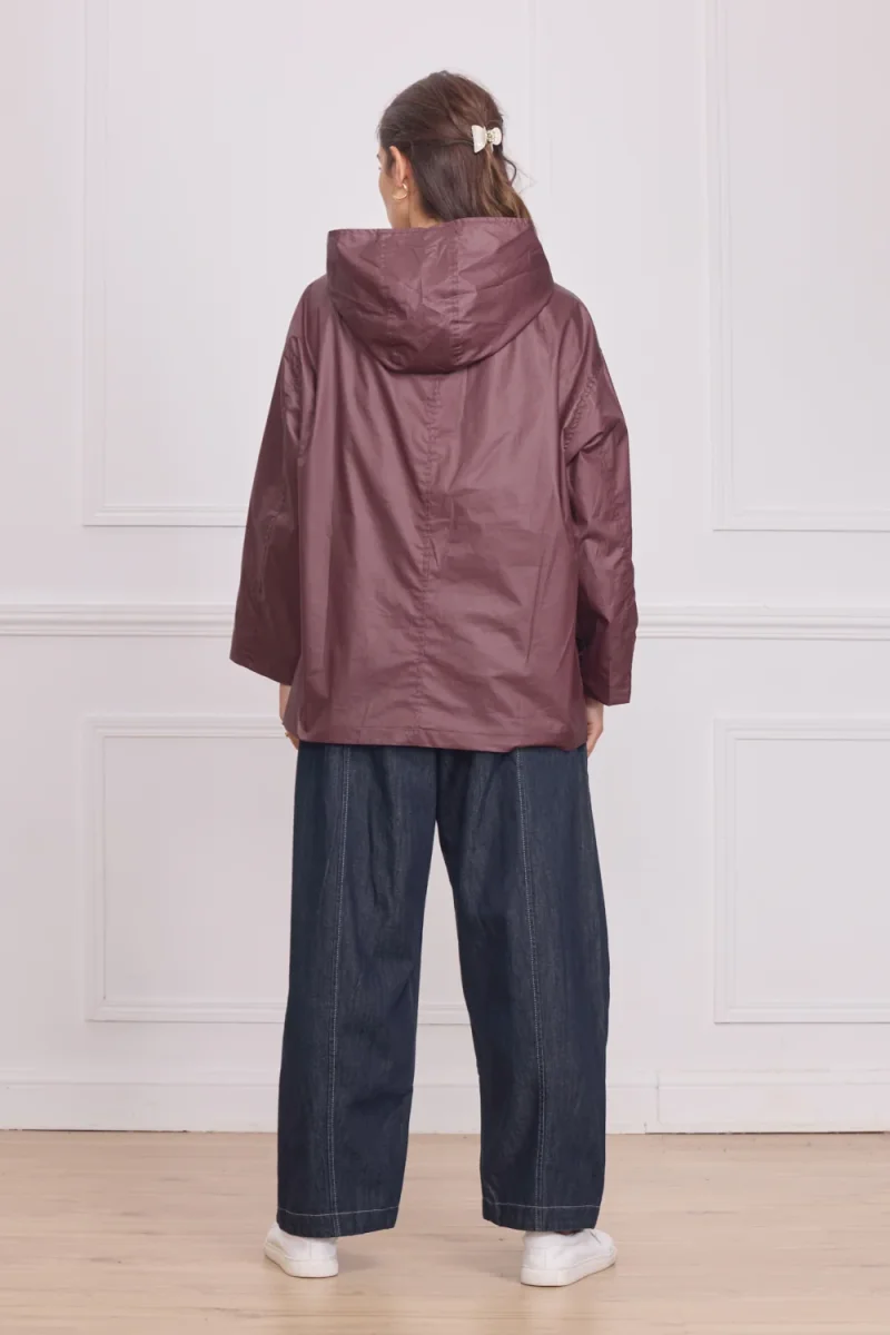 Veste femme courte légère unie – 100% coton enduit - Imagen 4