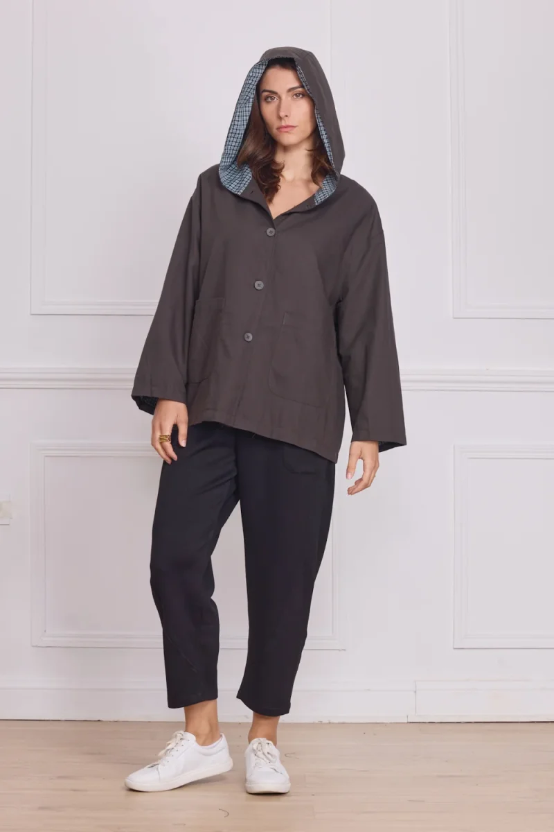 Veste femme courte légère unie – 100% coton enduit - Imagen 5