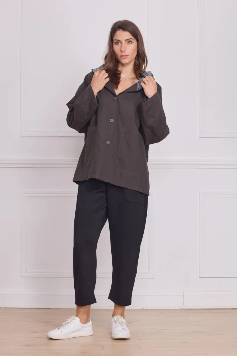 Veste femme courte légère unie – 100% coton enduit - Imagen 6