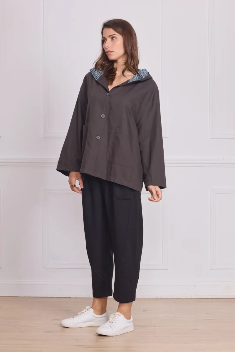 Veste femme courte légère unie – 100% coton enduit - Imagen 7