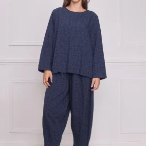 Blouse femme unie texturée