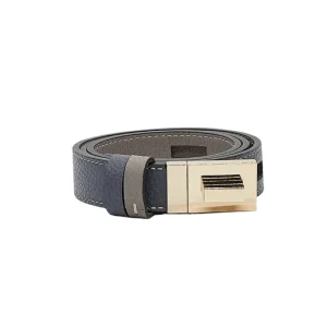 Cinturon Lorena Antoniazzi Piel Rectangulos Ancho