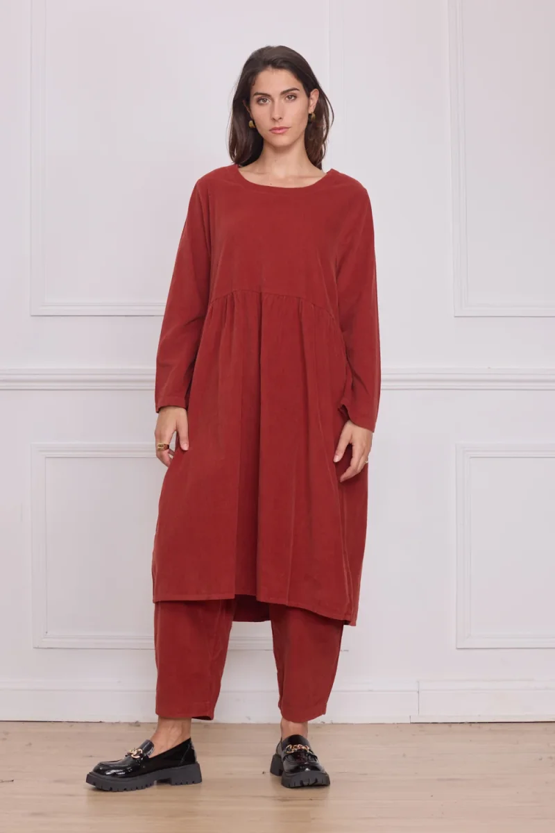 Robe longue femme – 100% coton - Imagen 2