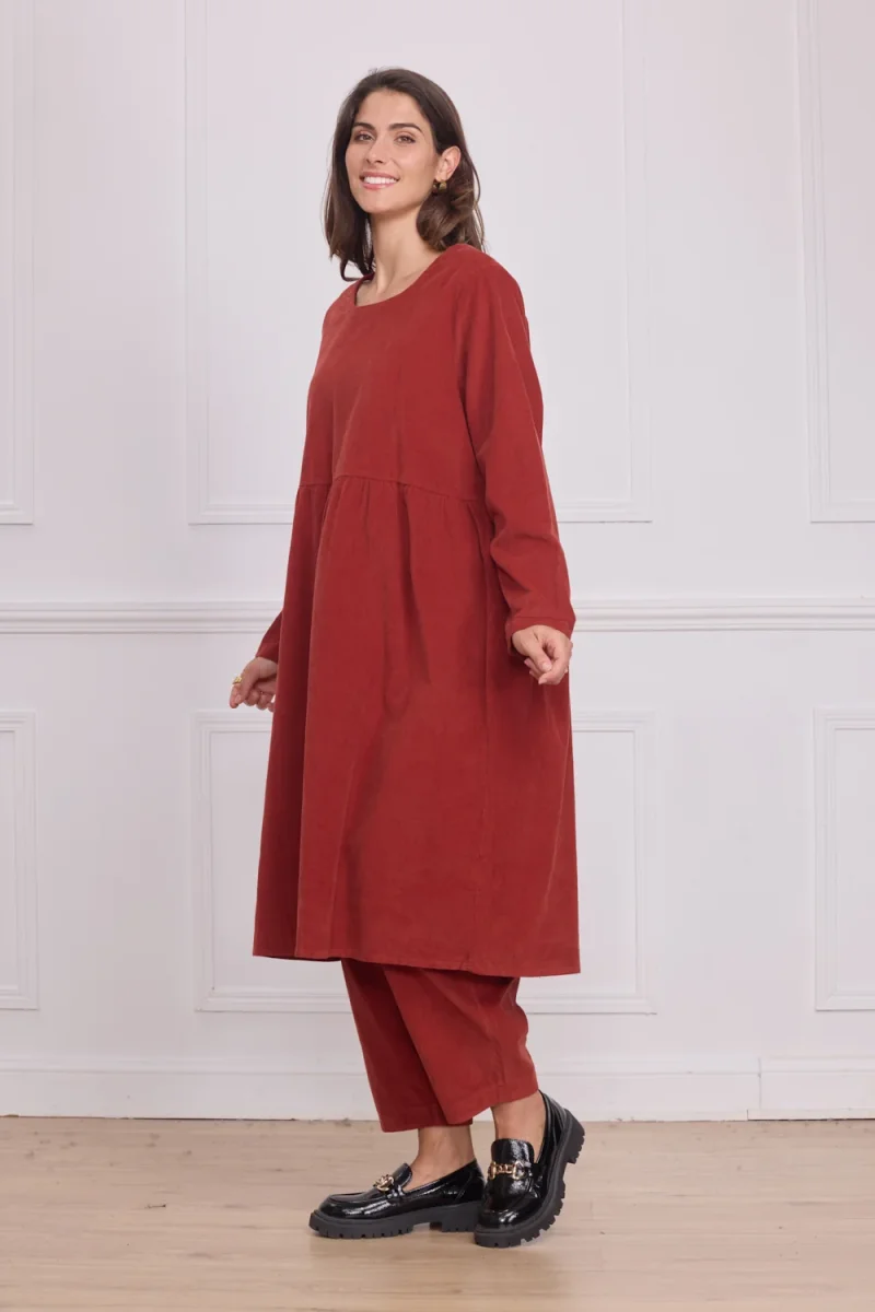 Robe longue femme – 100% coton - Imagen 3