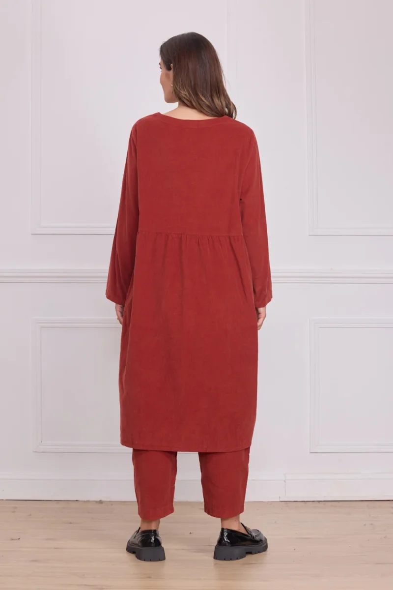 Robe longue femme – 100% coton - Imagen 4