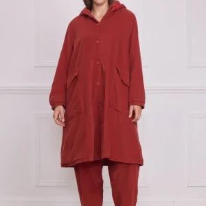 Manteau léger uni femme – 100% coton