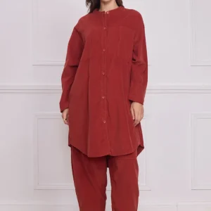 Chemise unie femme – 100% coton