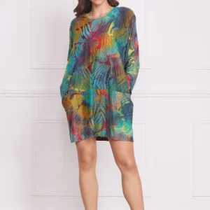 Tunique femme colorée – motifs multicouleur tendance