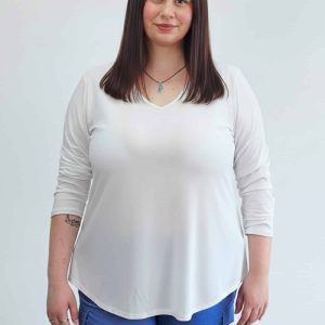 Top Armony Manga Blanco