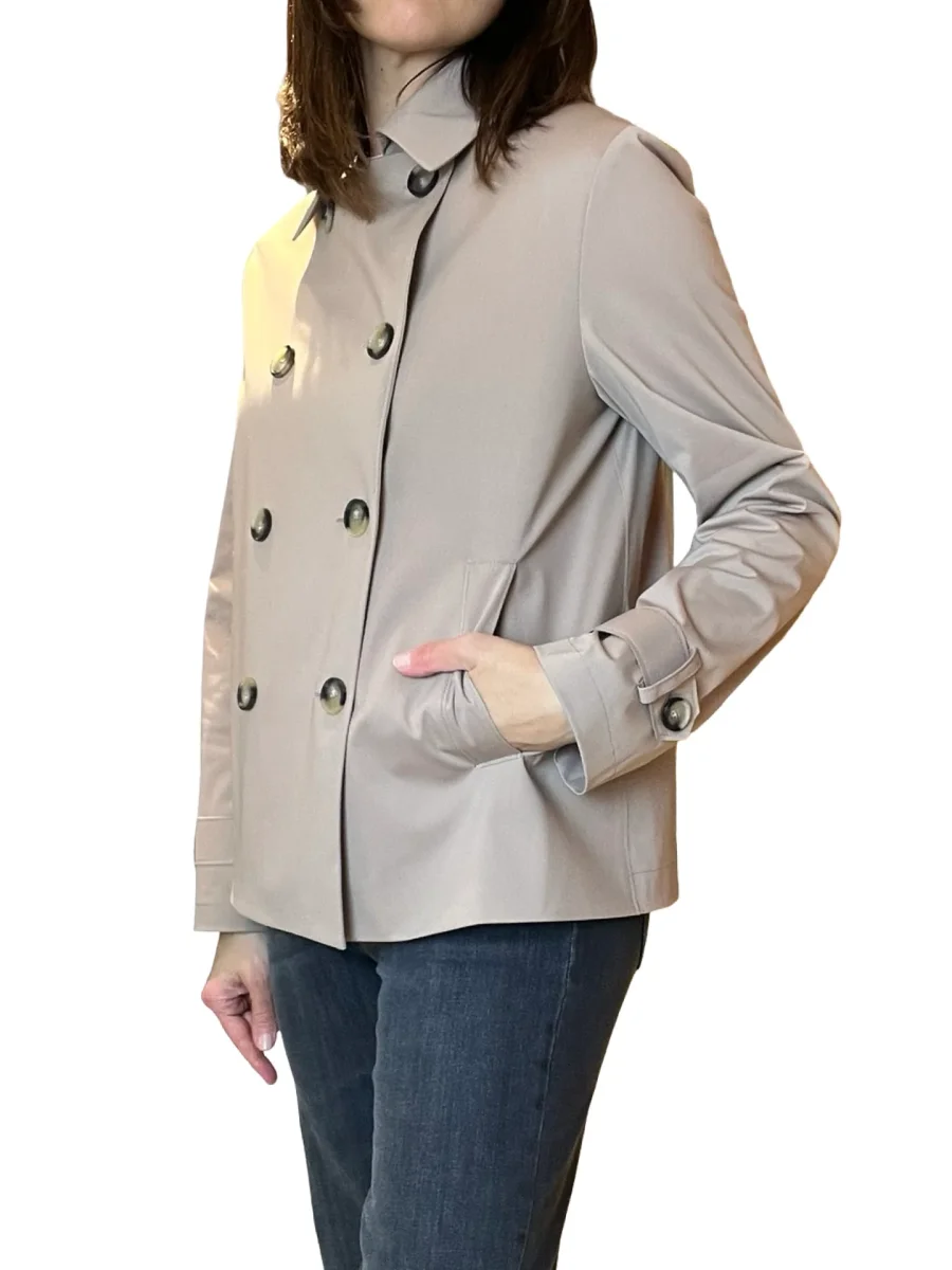 Chaqueta Harris Wharf London Trench Técnica Camel - Imagen 4