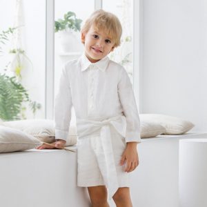 Camisa de niño de lino