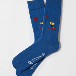 Calcetines Queen crown azul