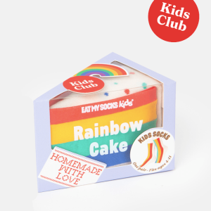 Calcetines cake rainbow kids