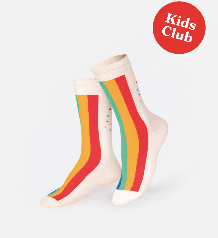 Calcetines cake rainbow kids - Imagen 4